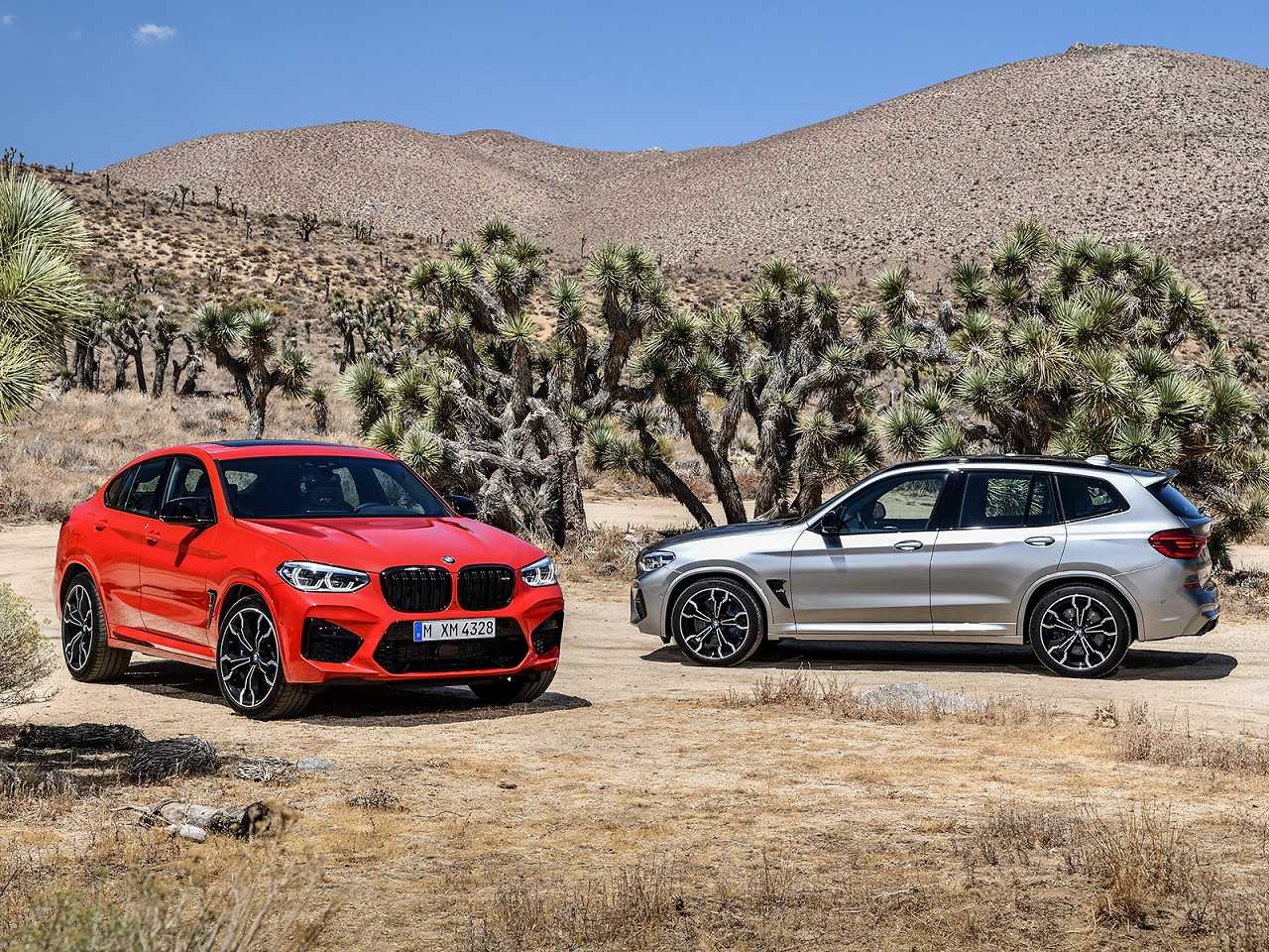Acima os novos BMW X3 M e X4 M