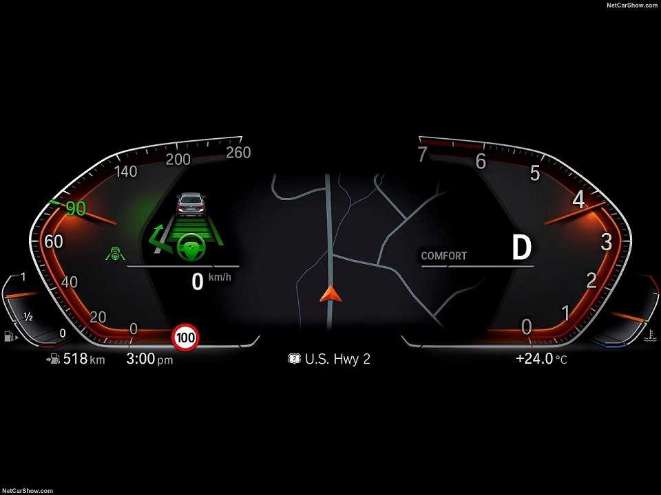 BMW�X7 2020 - painel de instrumentos