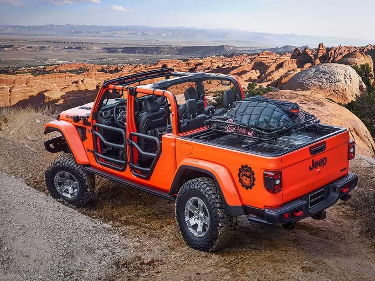 JeepGladiator 2020 - ngulo traseiro