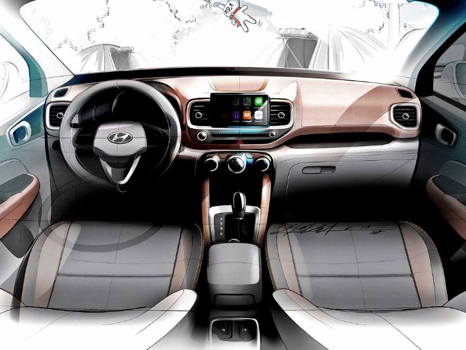 Hyundai Venue 2020 - painel