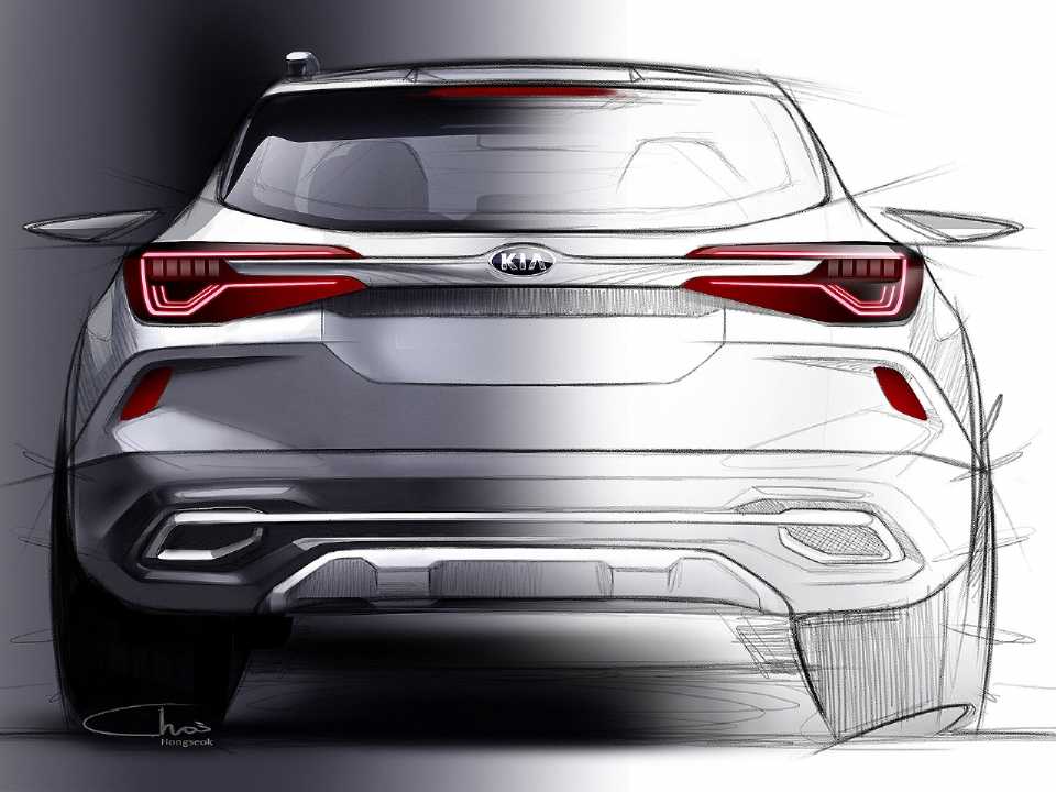 Primeiro teaser oficial do novo SUV compacto global da Kia