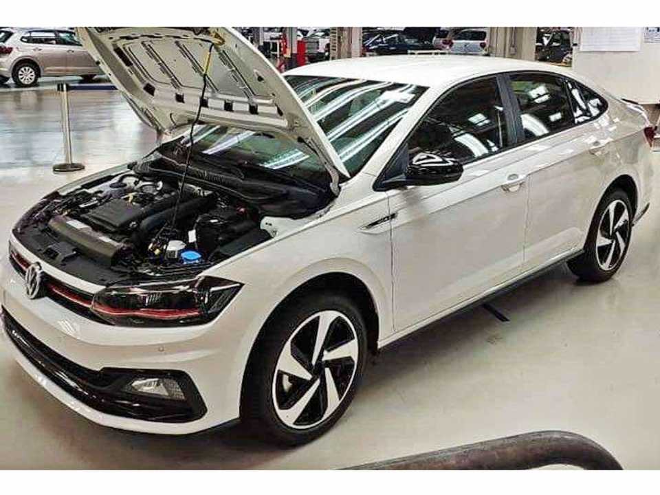 O Virtus GTS teve uma imagem vazada de dentro da Volkswagen