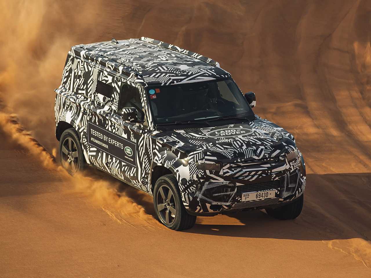 Novo Defender finalizando testes: visual pode inspirar o futuro SUV de entrada da Land Rover