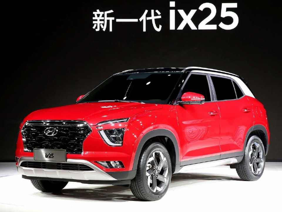 Acima a nova geração do Hyundai ix25 revelada na China neste ano