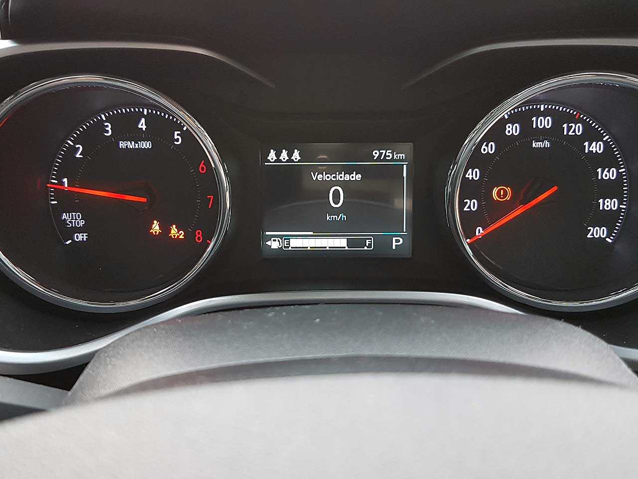 Chevrolet�Tracker 2021 - painel de instrumentos