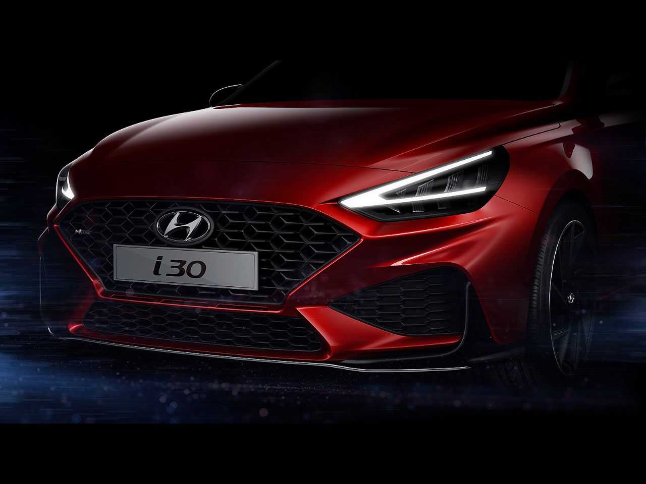 Acima o primeiro teaser da nova gerao do Hyundai i30