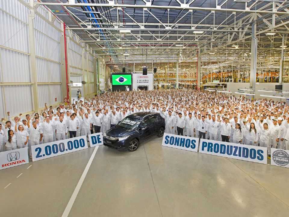 Honda alcança a marca de 2 milhões de carros produzidos no Brasil