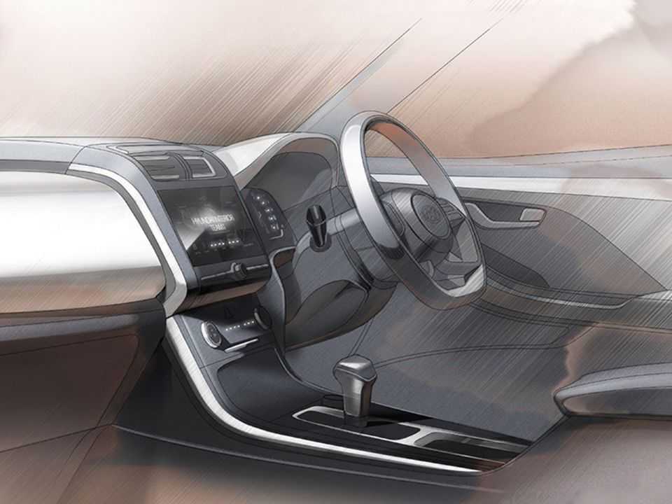 Teaser da Hyundai na Índia antecipando detalhes do interior do novo Creta