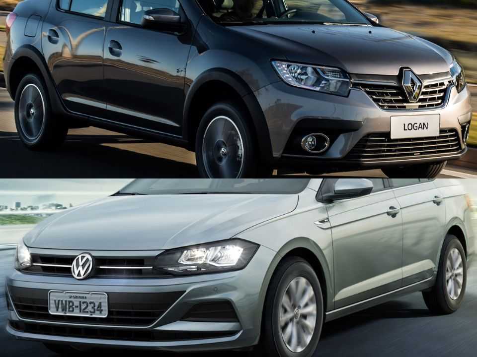 Renault Logan e Volkswagen Virtus