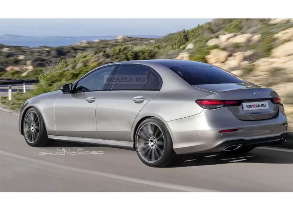 Projeção do site russo Kolesa sobre a nova geração do Mercedes-Benz Classe C
