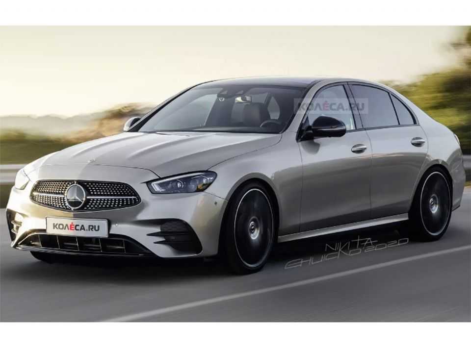 Projeção do site russo Kolesa sobre a nova geração do Mercedes-Benz Classe C