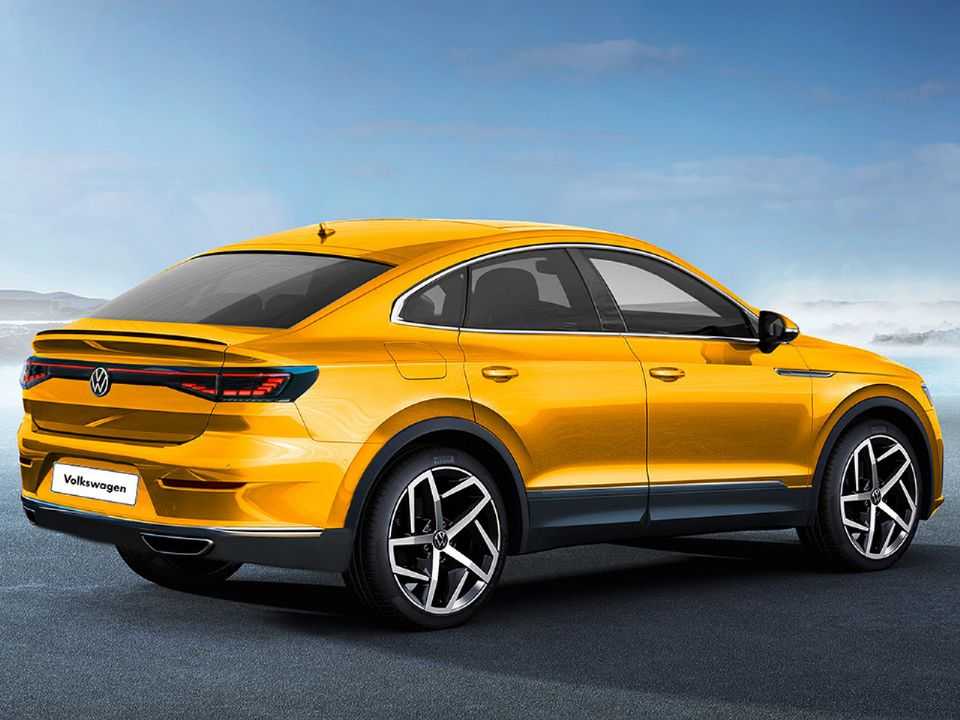 Projeção do futuro Tiguan cupê realizada por Kleber Silva