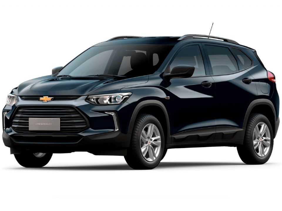 Acima o Chevrolet Tracker 2021 em sua versão 1.0 turbo manual Acima o Chevrolet Tracker 2021 em sua versão 1.0 turbo manual