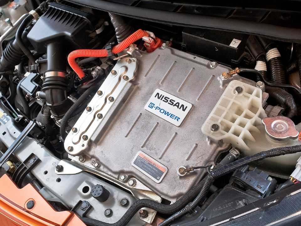 Detalhe do sistema propulsor e-Power aplicado no Nissan Note
