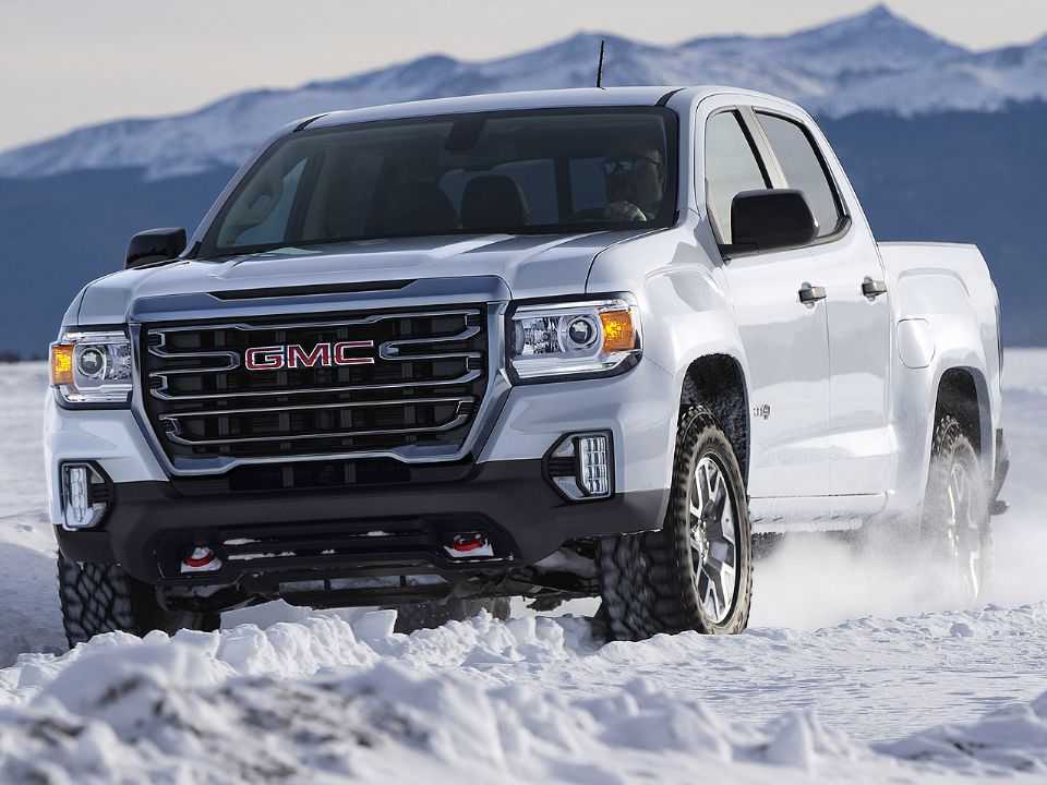 Acima a GMC Canyon AT4 2021