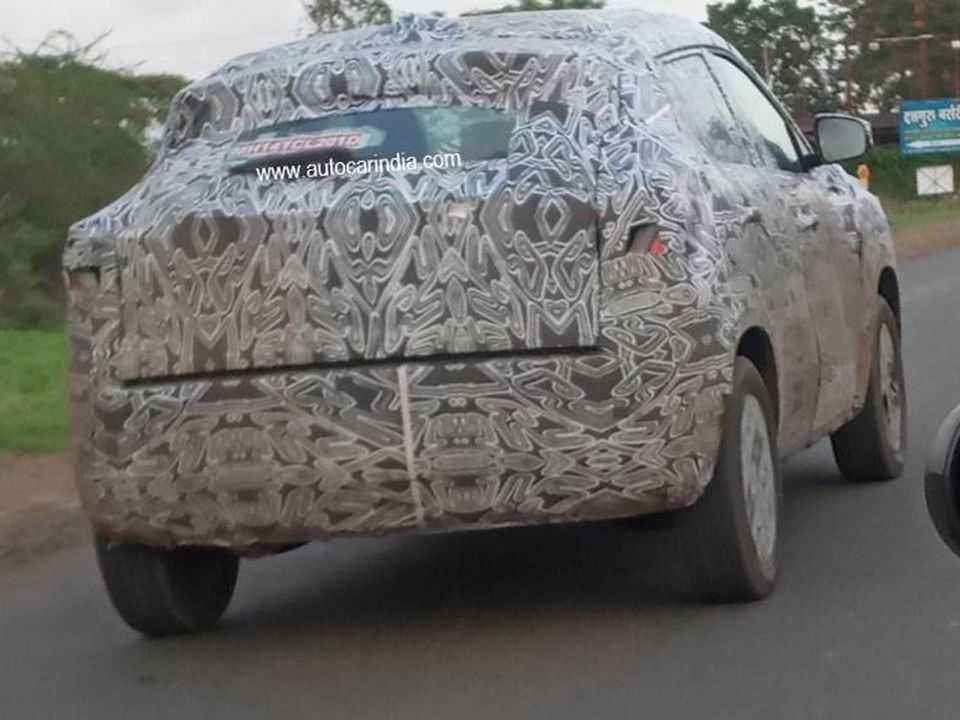 Renault Kiger em testes na Índia