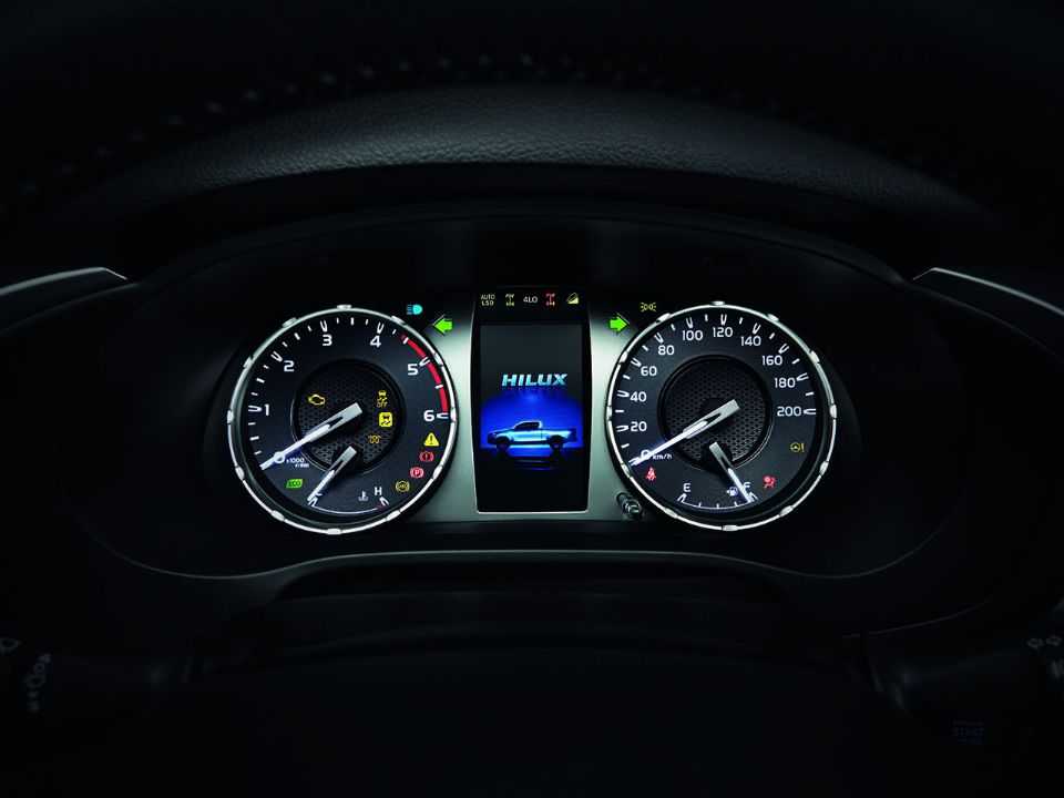 Toyota�Hilux 2021 - painel de instrumentos
