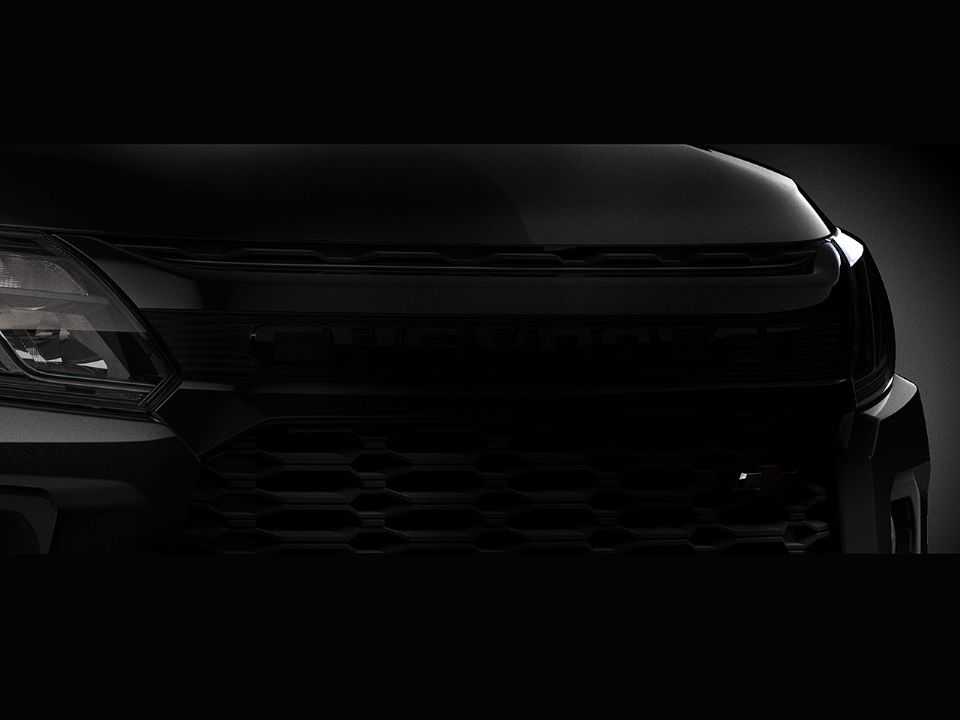 Primeiro teaser oficial da nova Chevrolet S10 linha 2021