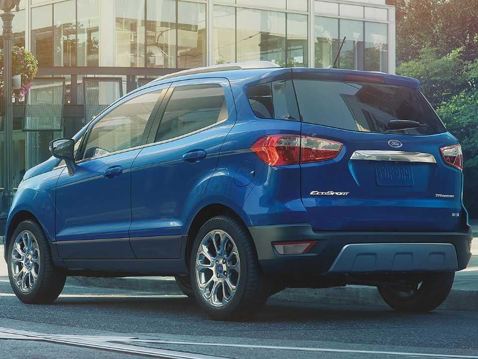 Acima o Ford EcoSport Titanium 2020 vendido nos EUA