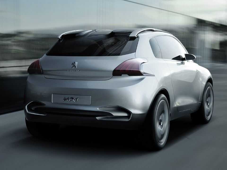 Acima o Peugeot HR1 Concept revelado em 2010: inspiração para o crossover pequeno da marca