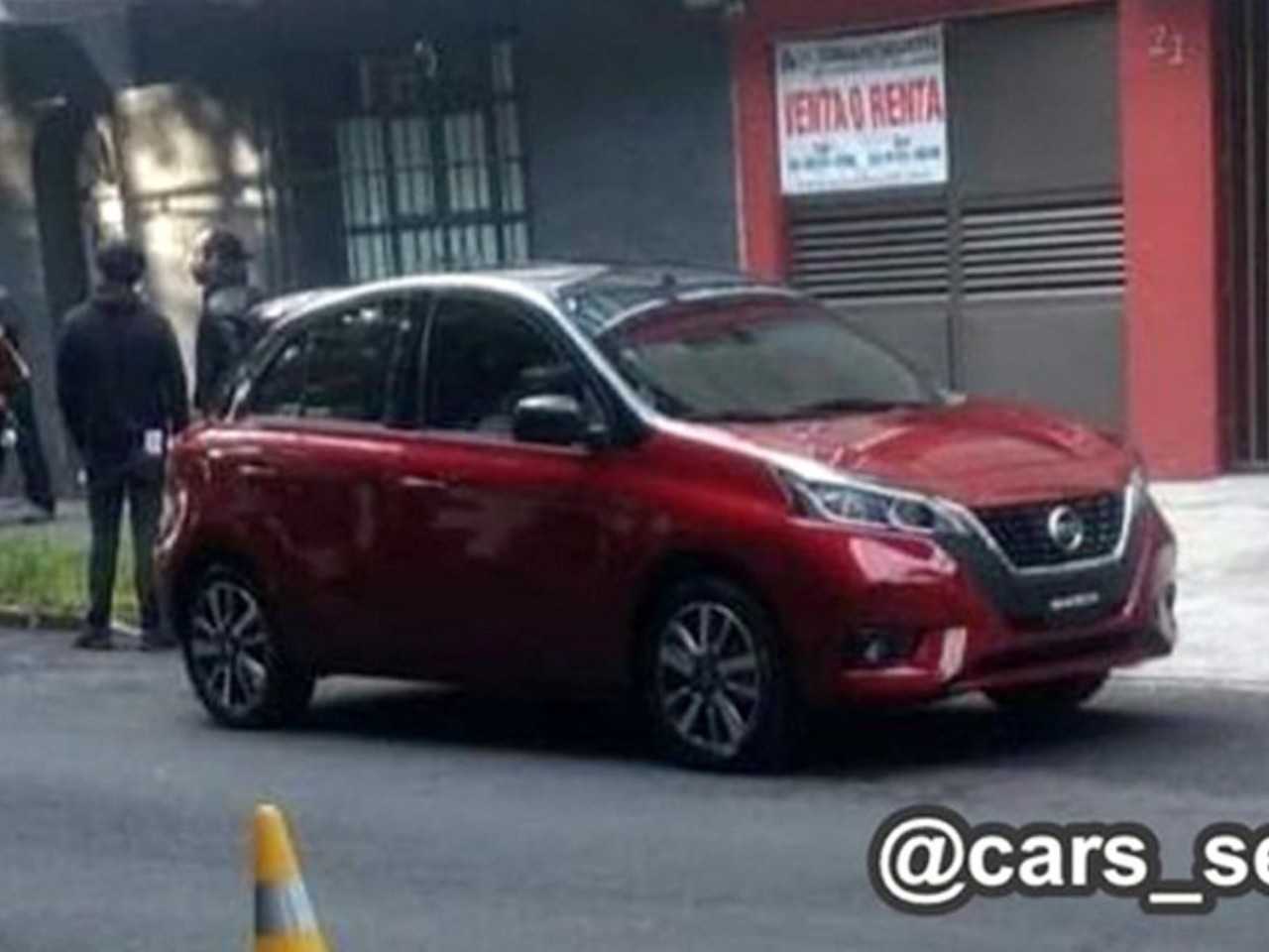 Novo Nissan March  flagrado no Mxico