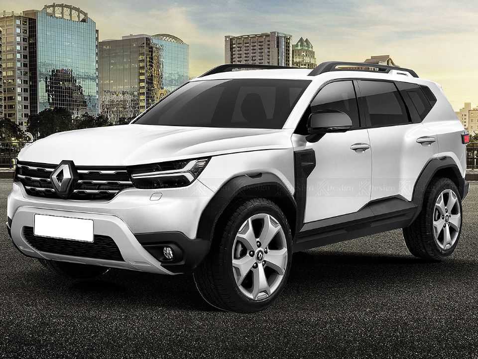 Tomando como base o Dacia Bigster Concept, designer Kleber Silva imaginou um SUV 7 lugares acessível para a Renault