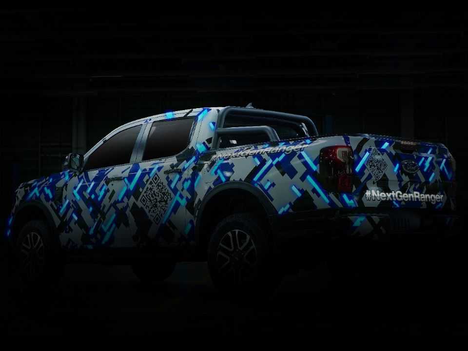Ford�Ranger 2022 - �ngulo traseiro