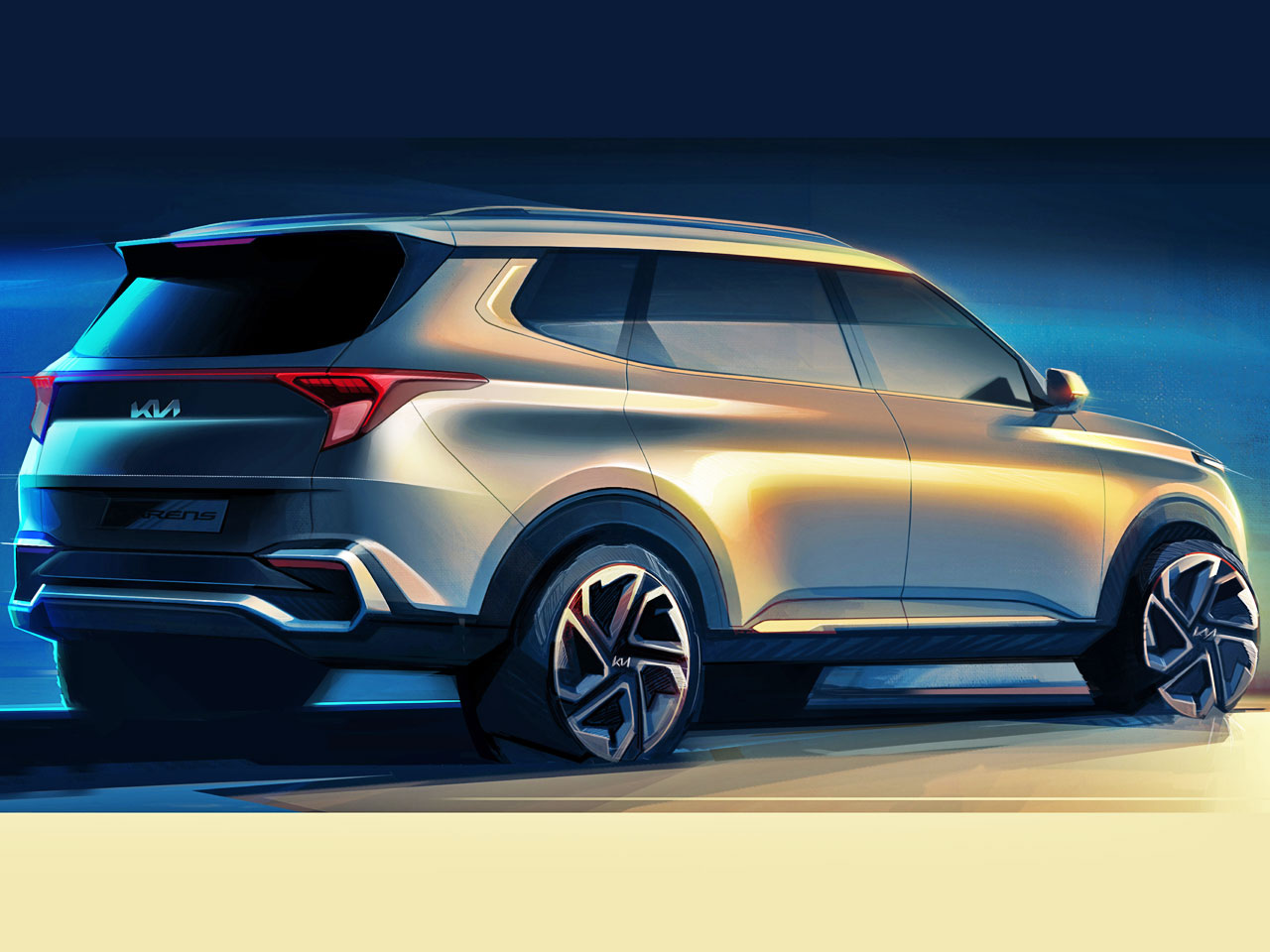 Kia�Carens 2023 - �ngulo traseiro