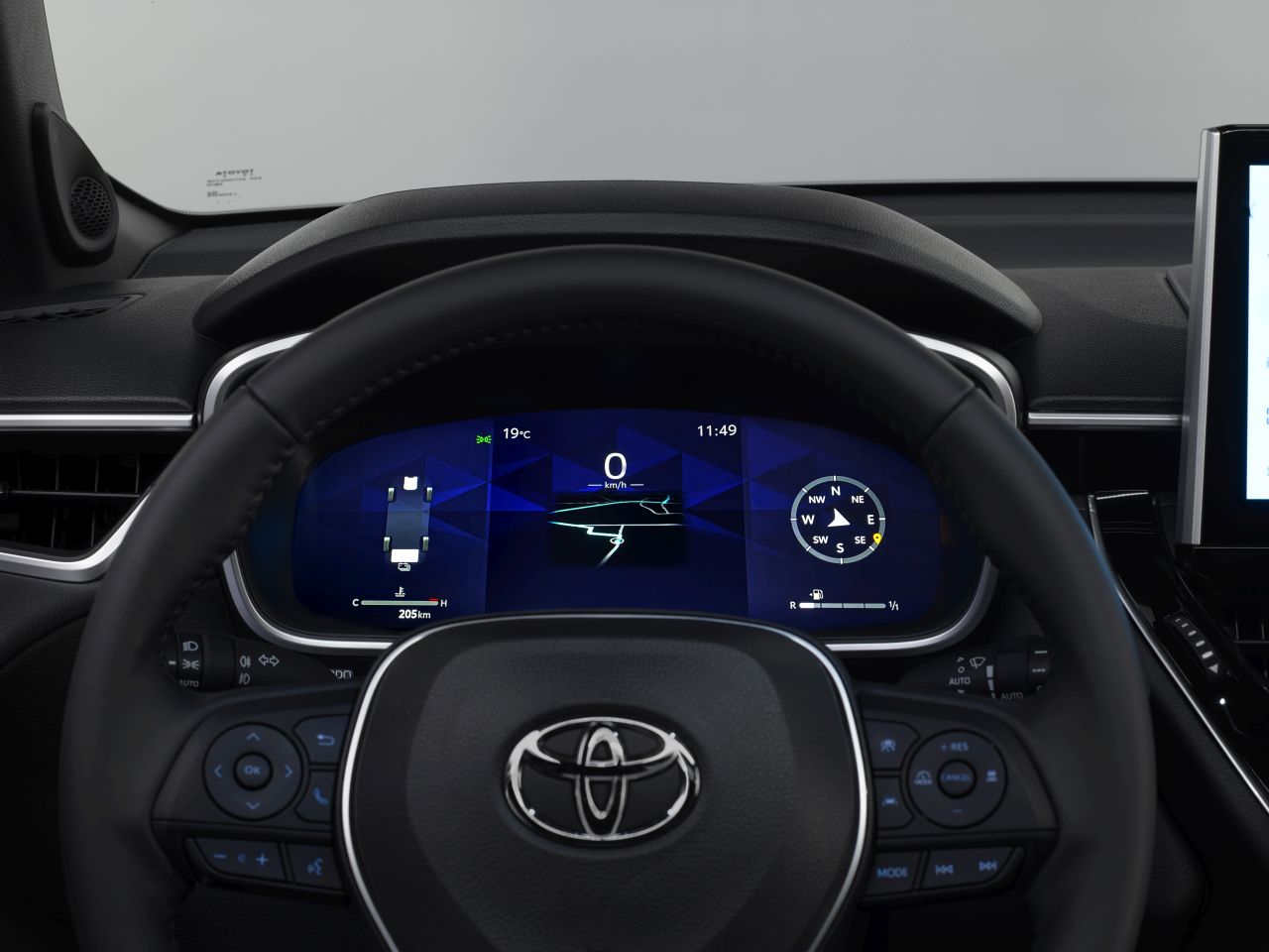 Toyota�Corolla Cross 2022 - painel de instrumentos