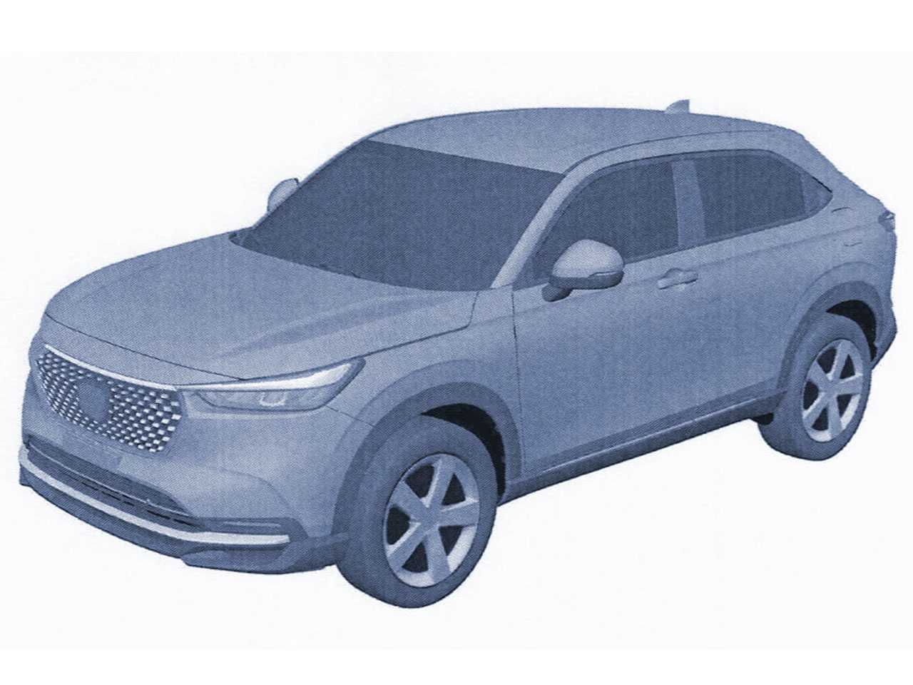 Novo Honda HR-V 2022 em imagem de patente