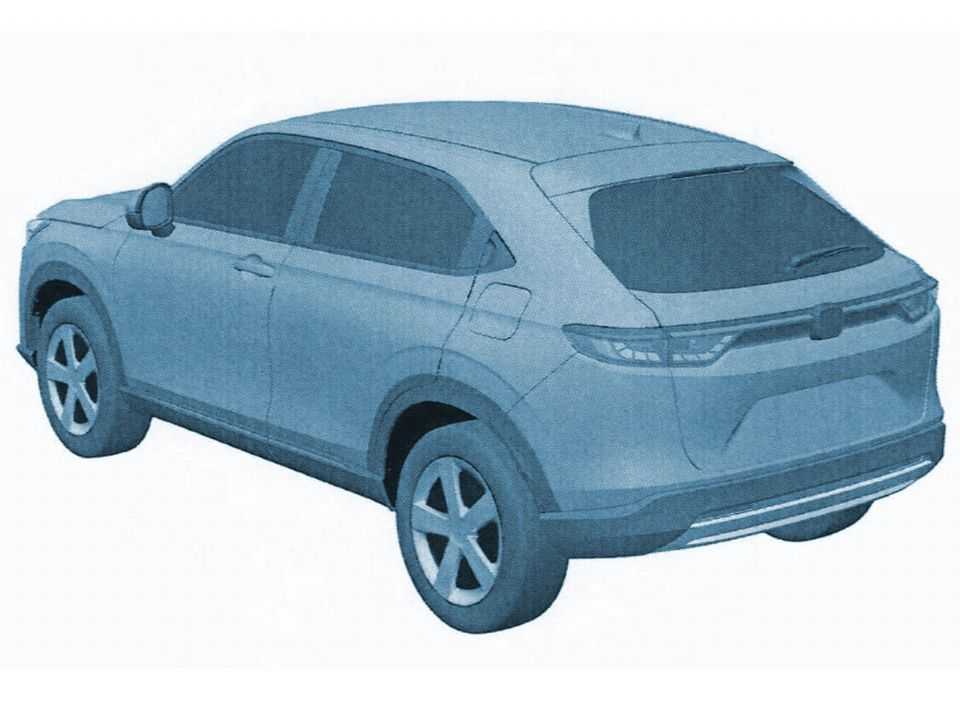Novo Honda HR-V 2022 em imagem de patente