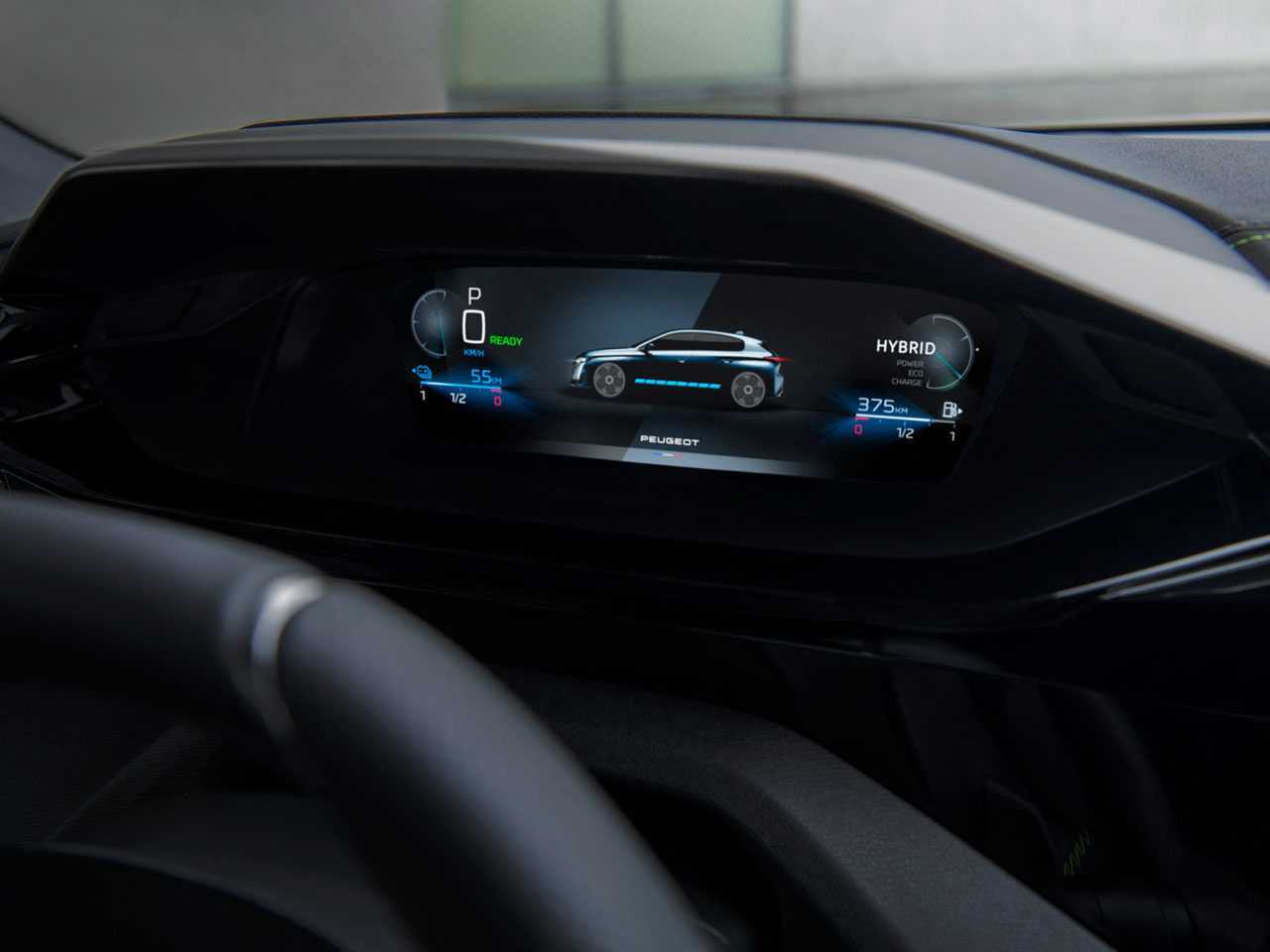 Peugeot�308 2022 - painel de instrumentos