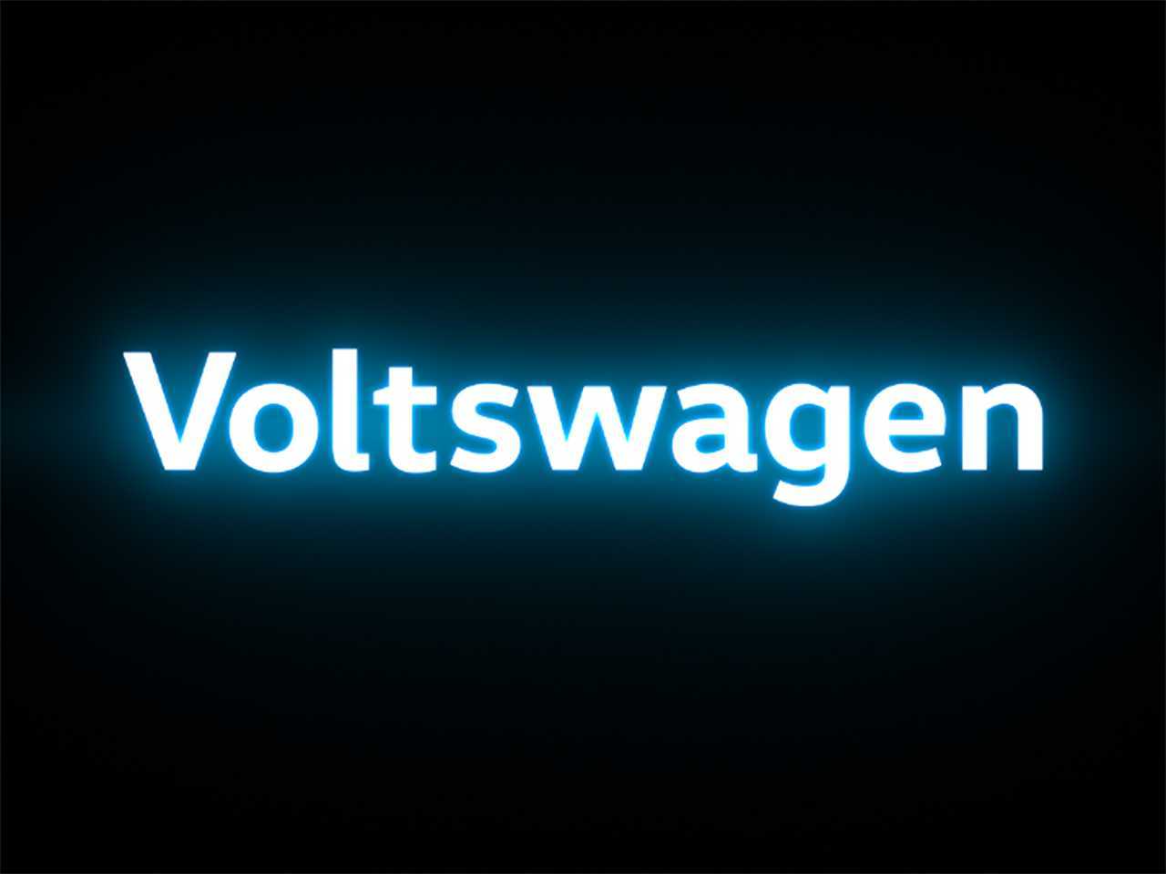 Detalhe da identificao visual da Voltswagen nos EUA