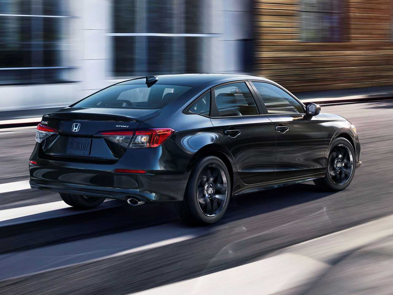 Honda�Civic 2022 - �ngulo traseiro
