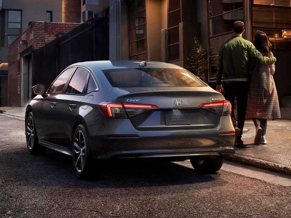 Honda�Civic 2022 - �ngulo traseiro