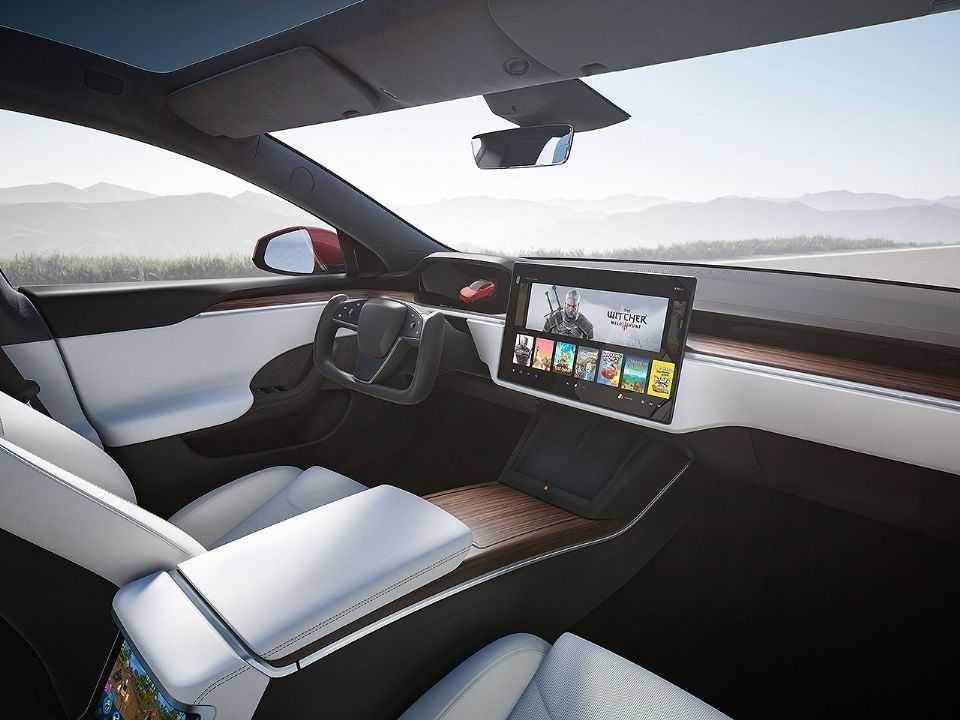 Tesla�Model S 2021 - painel