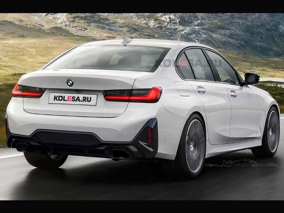 Projeção do site russo Kolesa para o facelift do BMW Série 3