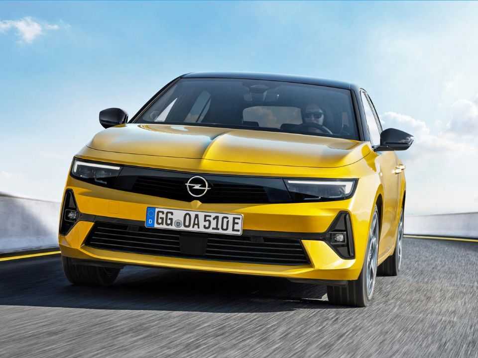 Opel�Astra 2022 - �ngulo frontal