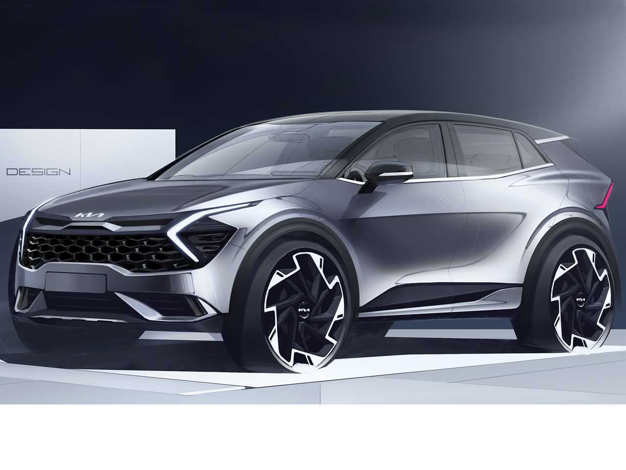 Desenho do Kia Sportage de 5� gera��o europeu