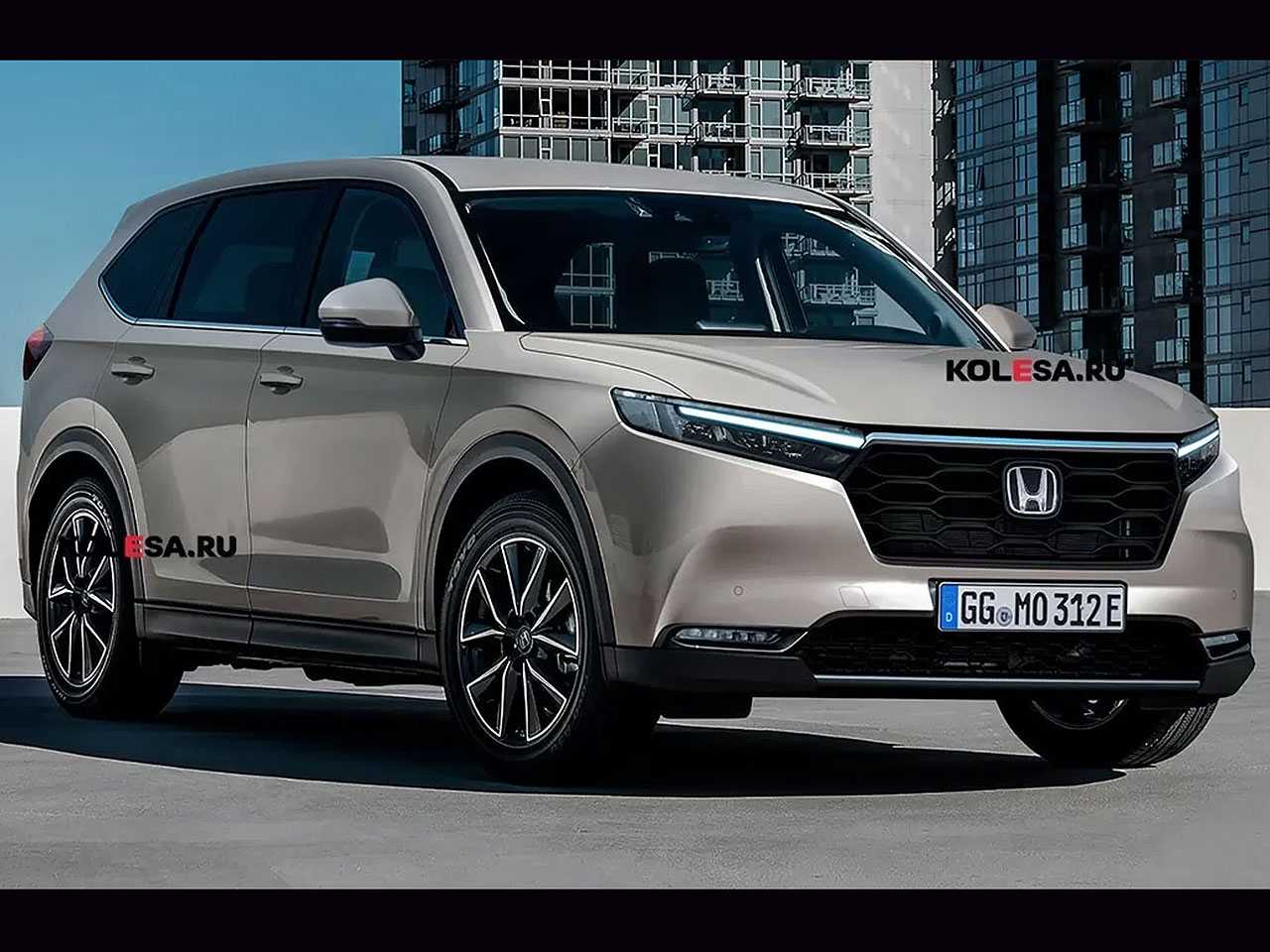 Nova projeção do site russo Kolesa para a próxima geração do Honda CR-V