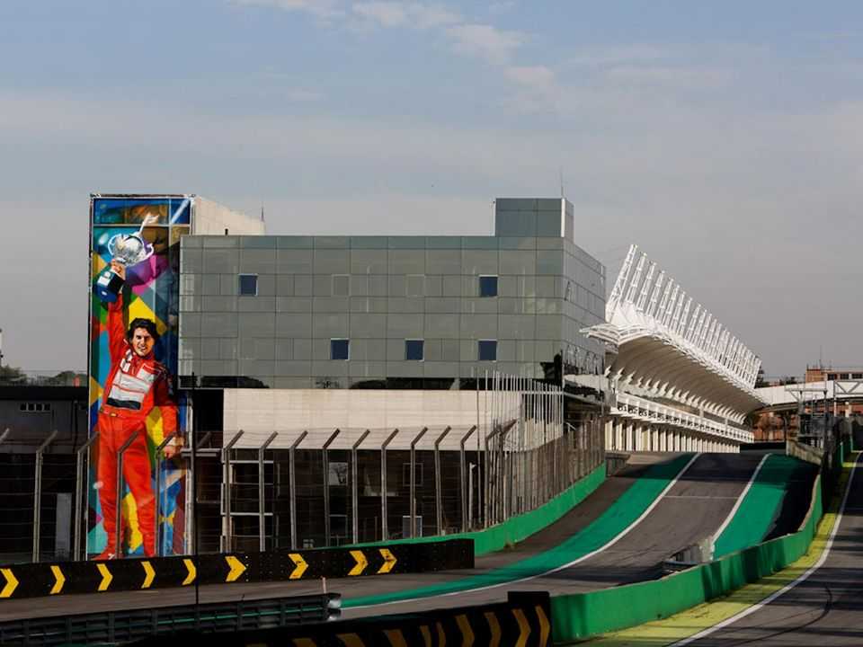 Detalhe do Autódromo José Carlos Pace, localizado em Interlagos (SP)