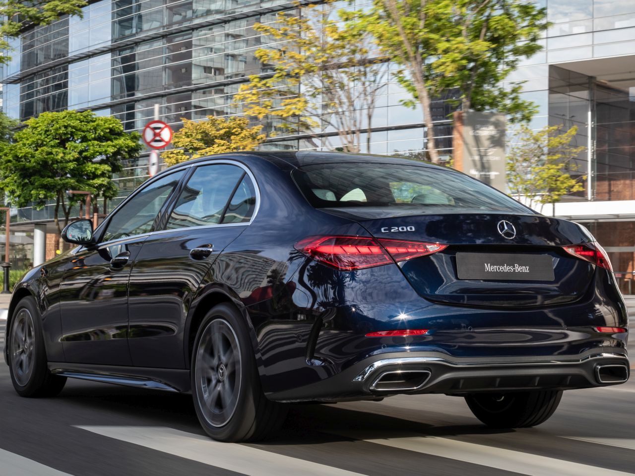 Mercedes-Benz�Classe C 2022 - �ngulo traseiro