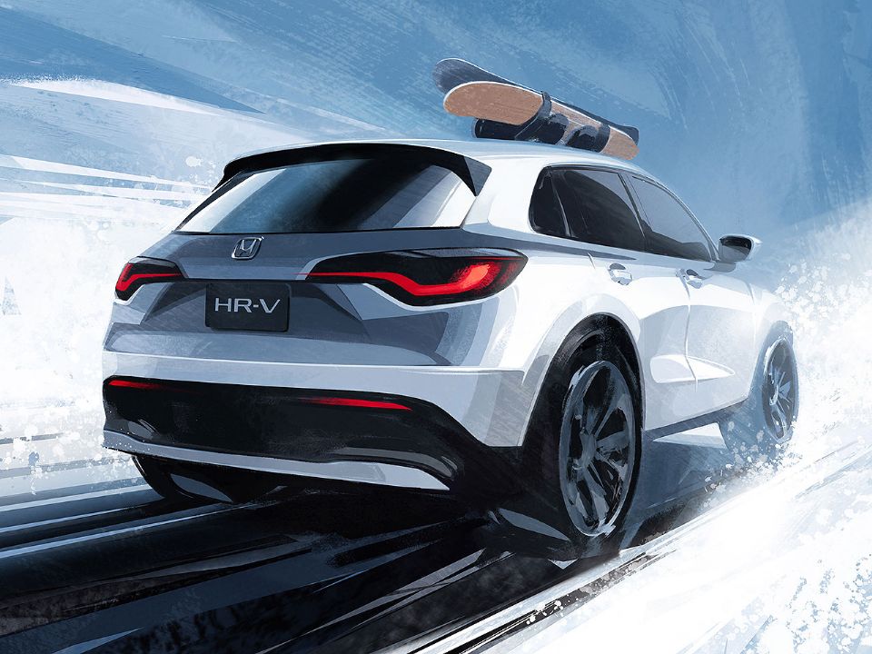Teaser da Honda antecipa: nova geração do HR-V terá visual próprio na América do Norte