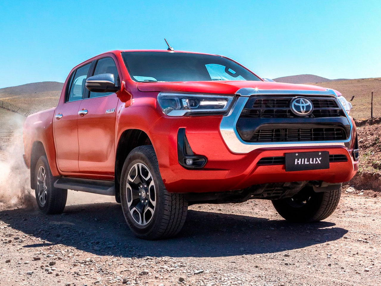 ToyotaHilux 2022 - ngulo frontal