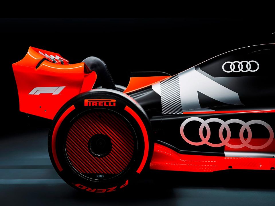 Conceito do carro da Audi para a temporada 2026 da F1