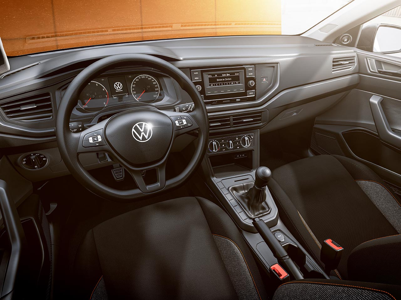 VolkswagenPolo 2023 - painel