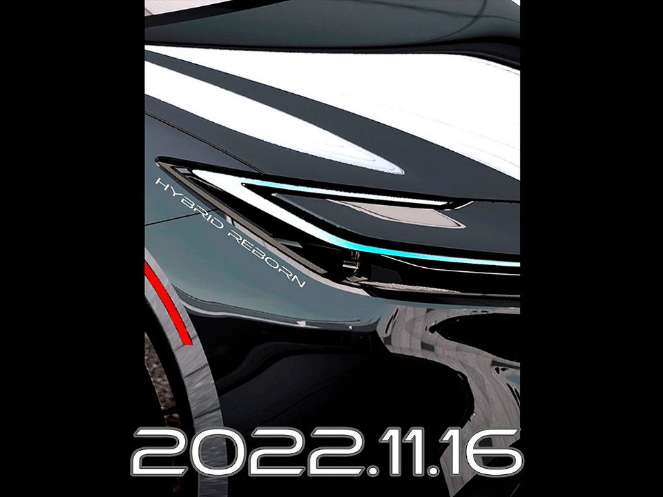 Teaser divulgado pela Toyota anunciando um novo produto para o próximo dia 16