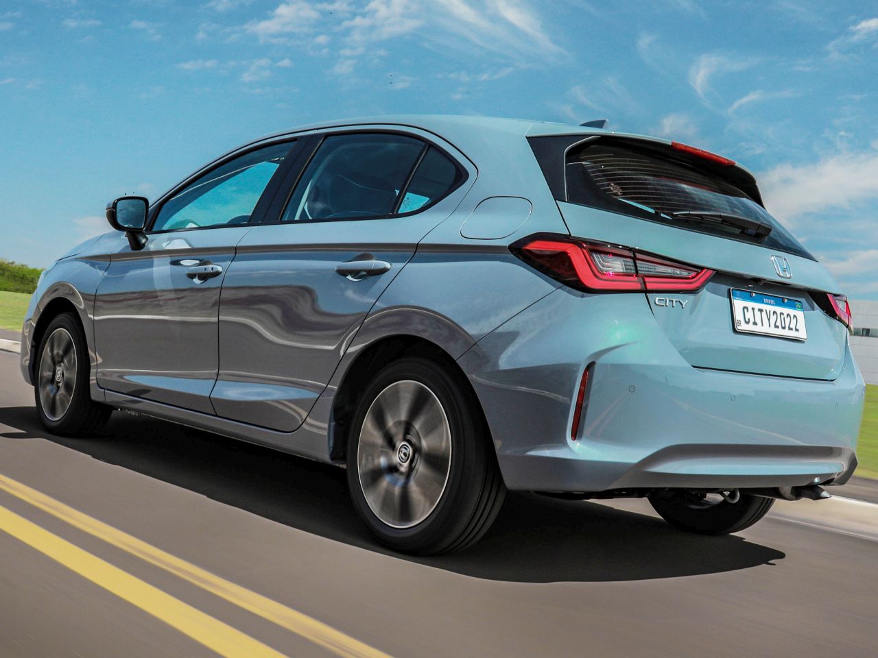 Honda�City hatchback 2023 - �ngulo traseiro