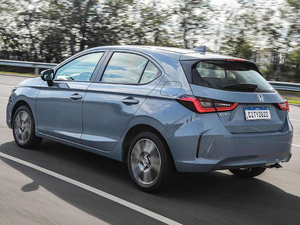 Honda�City hatchback 2022 - �ngulo traseiro