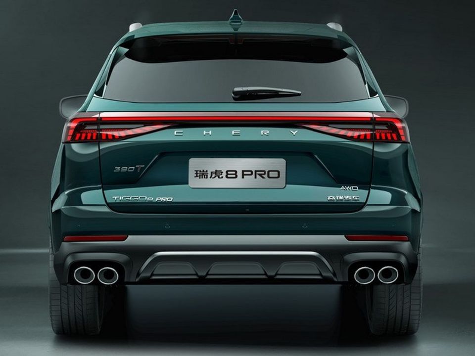 Novo Chery Tiggo 8 Pro é revelado na China